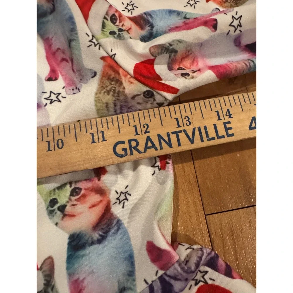 Girls‎ Santa Kitten Dress Size M